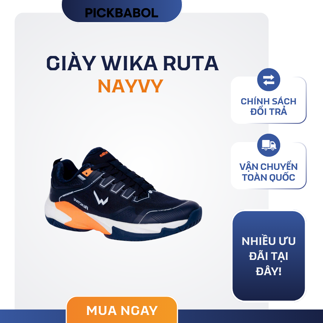  Giày Wika Ruta - Navy 