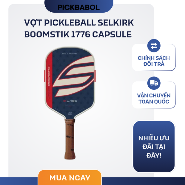  Vợt Pickleball Selkirk Boomstik 1776 Capsule – Bản Kỷ Niệm 250 Năm Hoa Kỳ 
