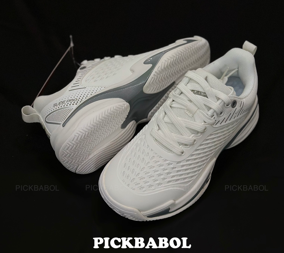  Giày Pickleball Kamito Slide Pro - Màu trắng 