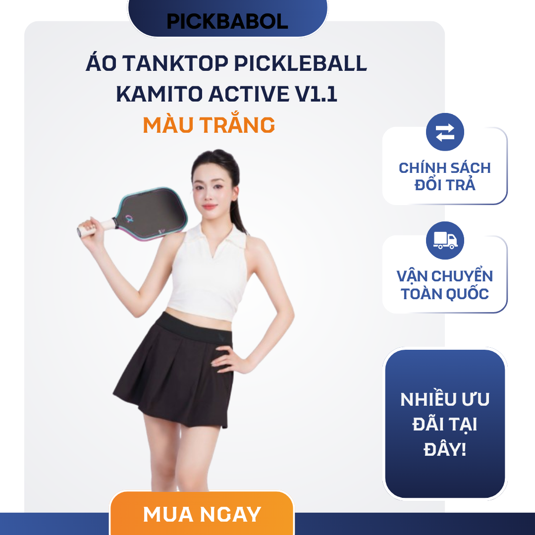  Áo Tanktop Pickleball Kamito Active V1.1 