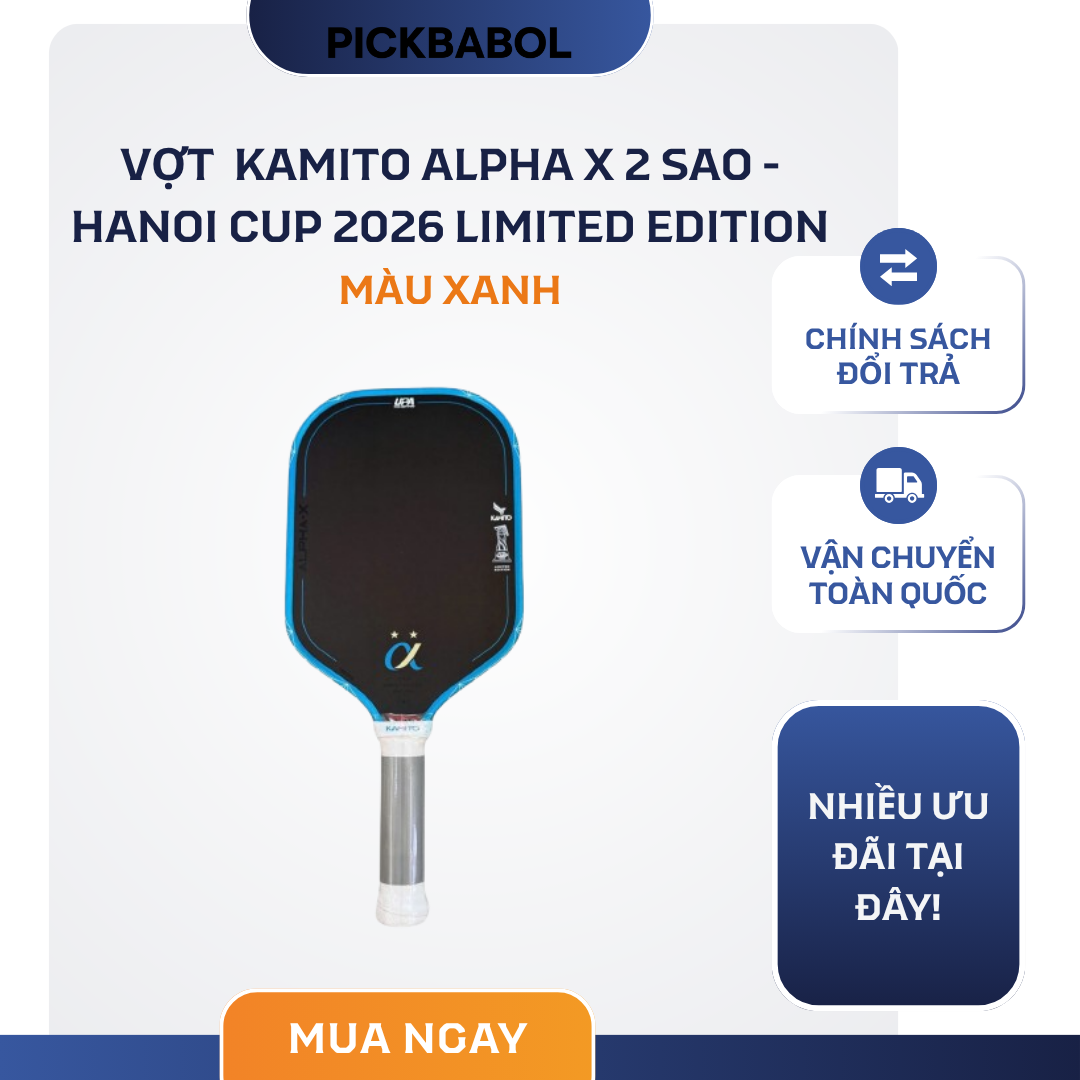  Vợt Kamito Alpha X 2 Sao Hanoi Cup 2026 Limited 