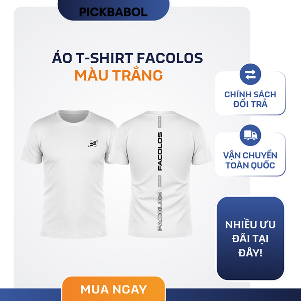  Áo T-Shirt Facolos - Trắng 