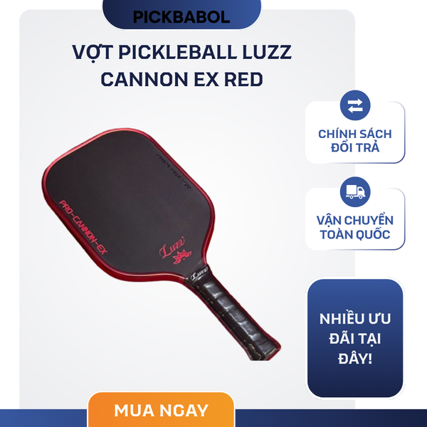  Vợt Pickleball Luzz Cannon Ex Red 