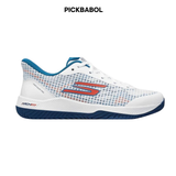  Giày Skechers Viper Court Pro - Xanh trắng 