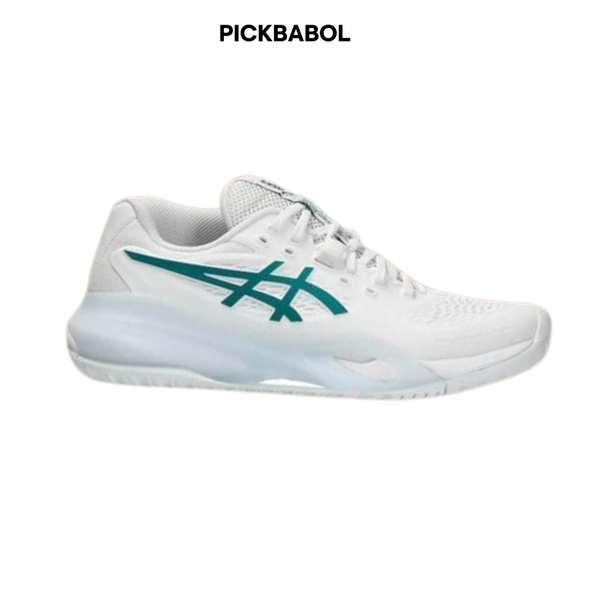  Giày Asics Gel-Resolution X - Trắng viền xanh lá 