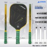  Vợt Kaiwin Diamond Gen 2 - 16mm 