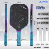  Vợt Kaiwin Diamond Gen 2 - 16mm 