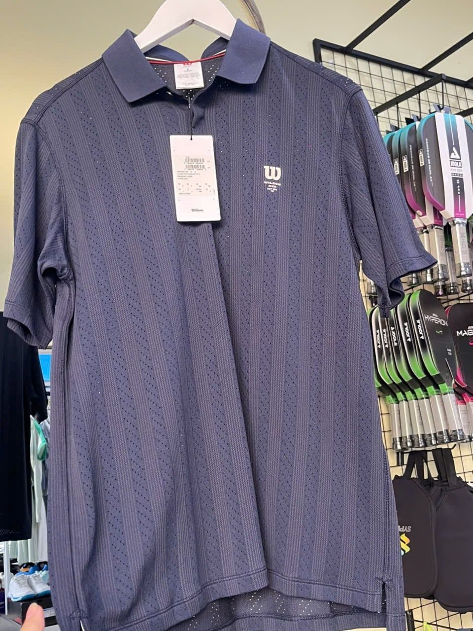  Áo Polo Nam đan cáp sợi - Wilson 