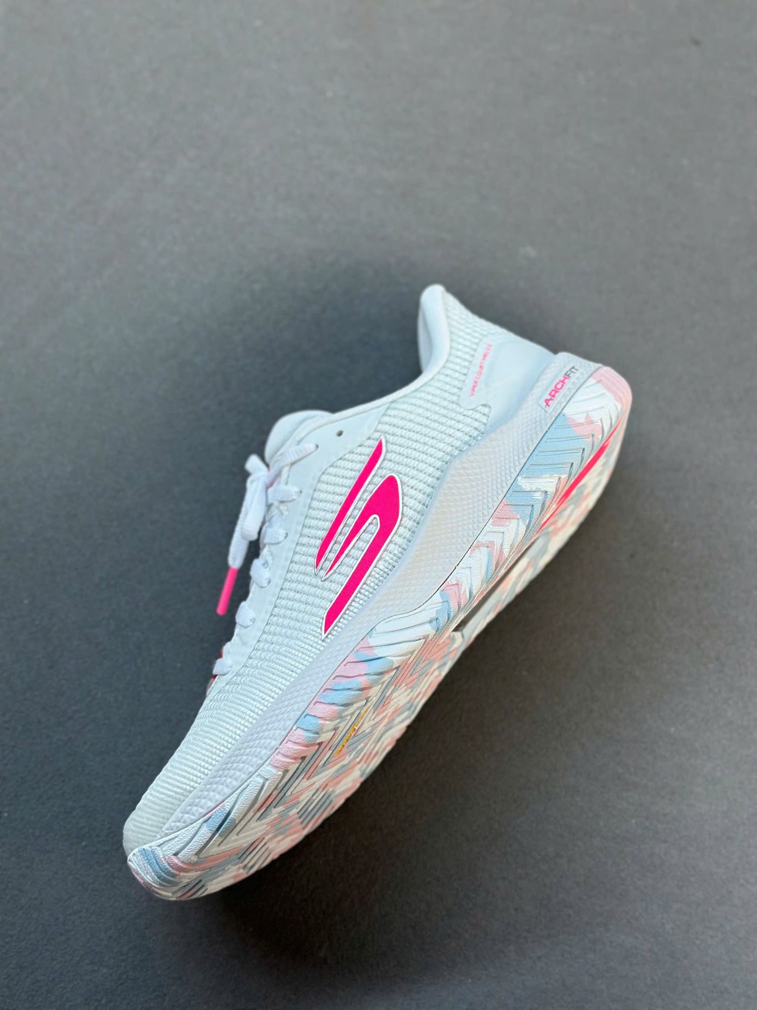  Giày Skechers 2.0 Trắng Hồng 