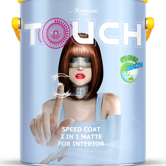  MYKOLOR TOUCH SPEED COAT 2 IN 1 MATTE FOR INTERIOR SƠN NỘI THẤT CAO CẤP ĐA NĂNG 2 TRONG 1 LÁNG MỊN 
