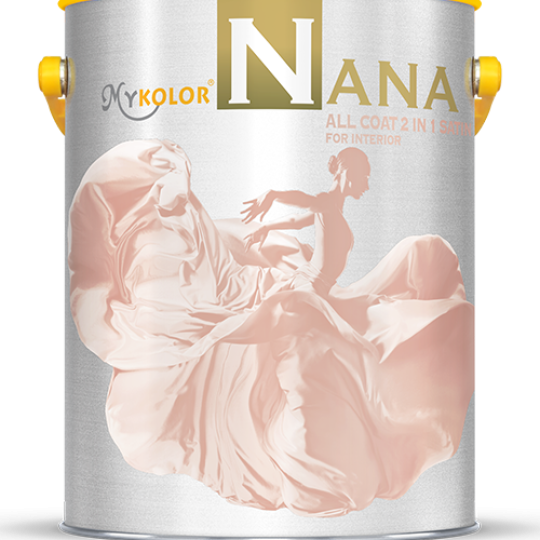  MYKOLOR NANA ALL COAT 2 IN 1 SATIN FOR INTERIOR SƠN NỘI THẤT CAO CẤP ĐA NĂNG 2 TRONG 1 BÓNG LOÁNG 