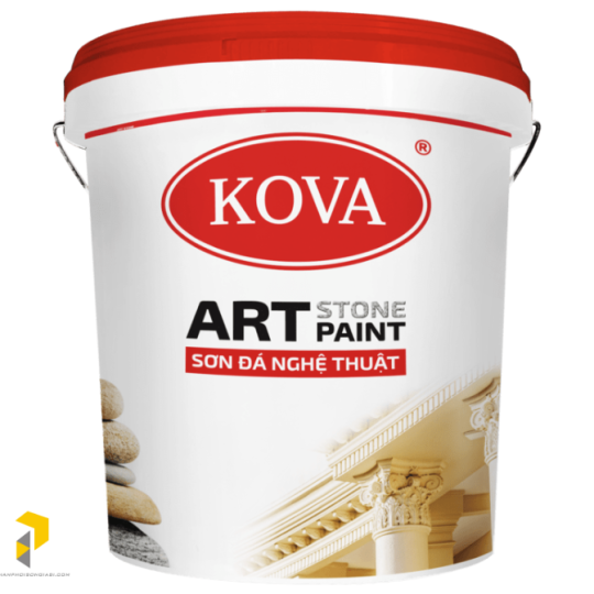  Sơn Đá Kova Art Stone - Nghệ Thuật Trang Trí Nội Ngoại Thất Đẳng Cấp (Thùng 20kg) 