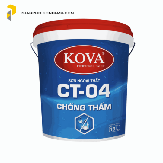  Sơn ngoại thất cao cấp KOVA CT-04 CHỐNG THẤM 
