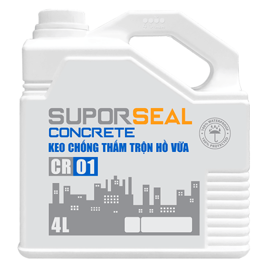  SUPORSEAL CONCRETE CR01 - KEO CHỐNG THẤM TRỘN HỒ VỮA 