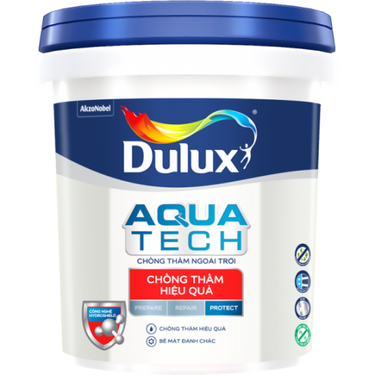  CHẤT CHỐNG THẤM DULUX AQUATECH - CHỐNG THẤM HIỆU QUẢ 20 KG 