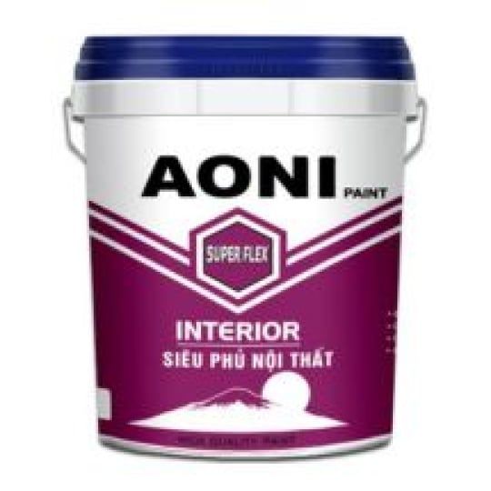  SƠN NỘI THẤT SIÊU PHỦ AONI SUPERFLEX FOR INT - CHE PHỦ TỐI ĐA MỜ 