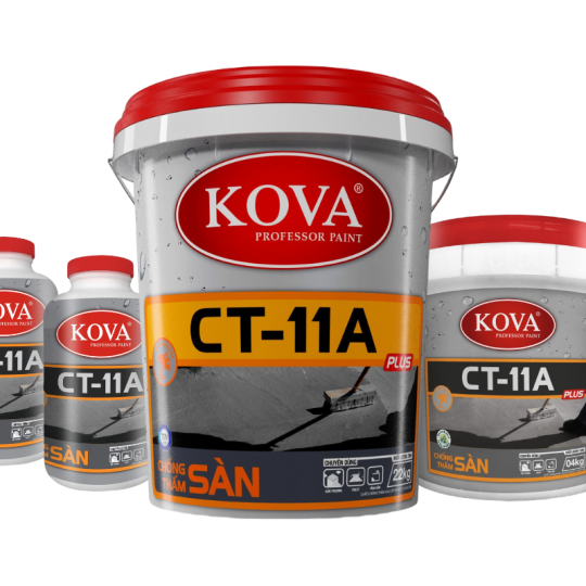  Chống thấm Kova CT11A [Sàn]- Bảo vệ công trình toàn diện độ bền 15 năm 