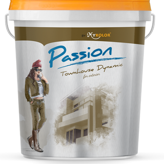  SƠN CHỐNG THẤM NHÀ LIỀN KỀ MÀU GHI CAO CẤP CHO NGOẠI THẤT | MYKOLOR PASSION TOWNHOUSE DYNAMIC FOR EXTERIOR 