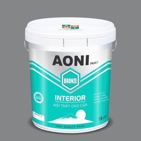  Sơn Nội Thất Cao Cấp Đen Mờ Aoni Bronze Black For Int 