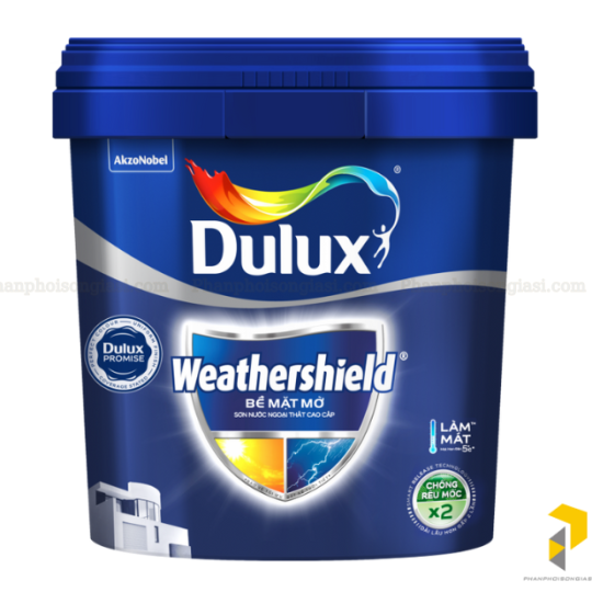  SƠN DULUX NGOÀI TRỜI WEATHERSHIELD BỀ MẶT MỜ BJ8 (15 LÍT) 