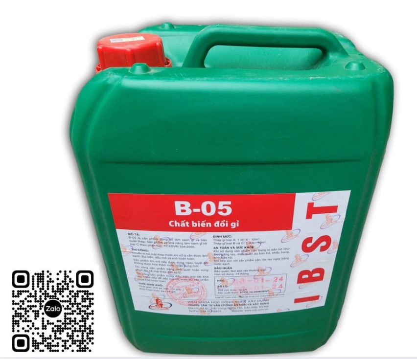  CHẤT TẨY GỈ B05 ( 5L-10L) 