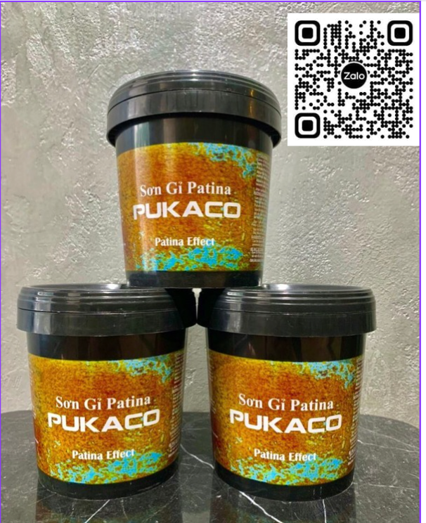  SƠN GỈ SÉT XANH PUKACO– PATINA 