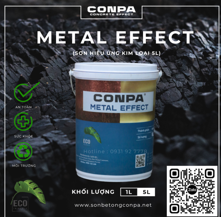 Sơn Kim Loại Conpa (Metal Effect – 5L) 