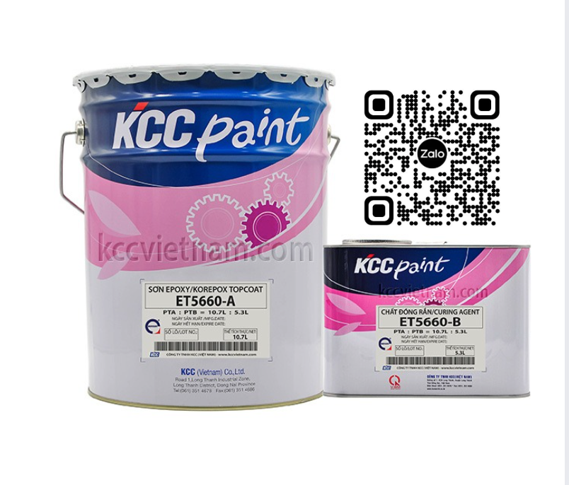  ET5660 - Sơn Sàn Epoxy Hệ Lăn 3 Lớp 