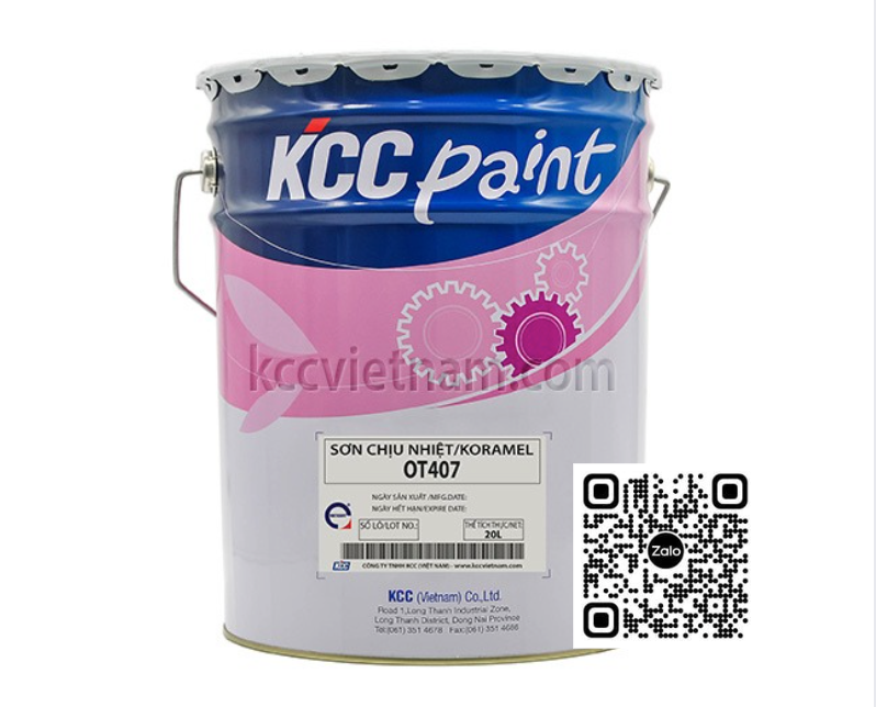  OT407 - Sơn Chịu Nhiệt Dưới 200°C 