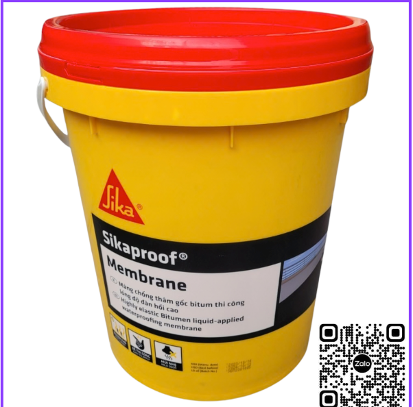  Sikaproof Membrane 20Kg Chống thấm Bitum Lỏng Đàn Hồi Cao 