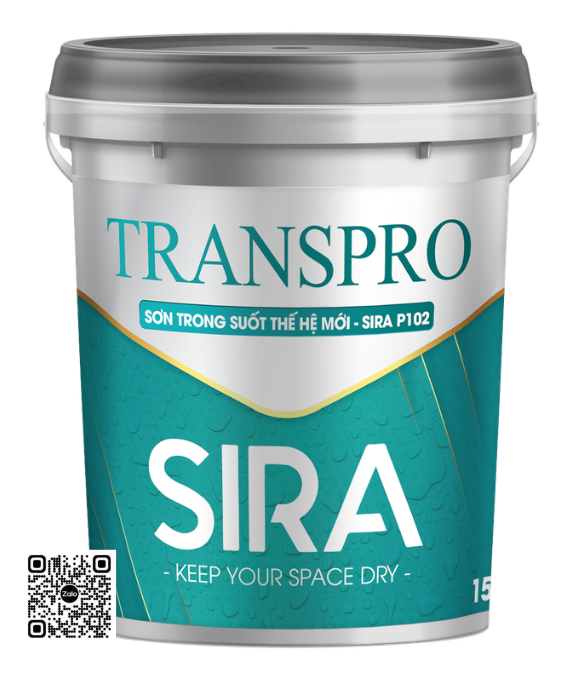  SƠN CHỐNG THẤM TRONG SUỐT THẾ HỆ MỚI SIRA P102 