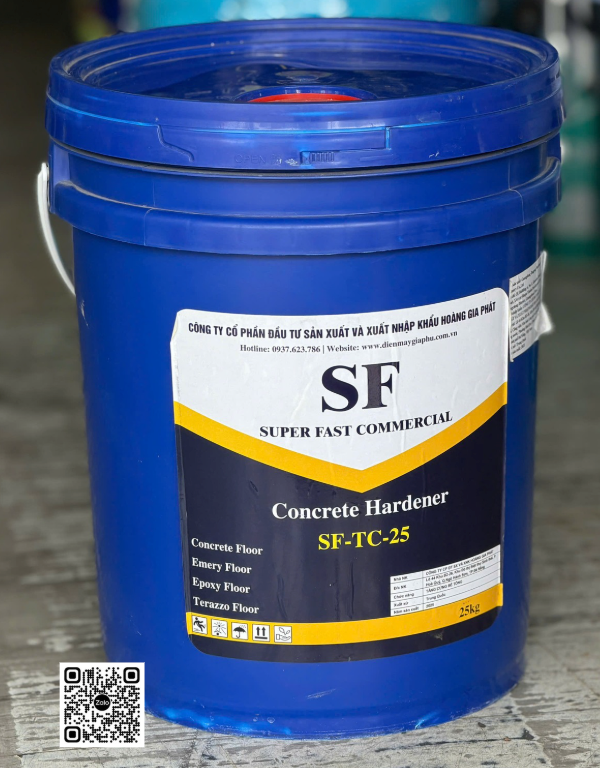  Hóa Chất Tăng Cứng Sàn Bê Tông Super Fast SF 25Kg 