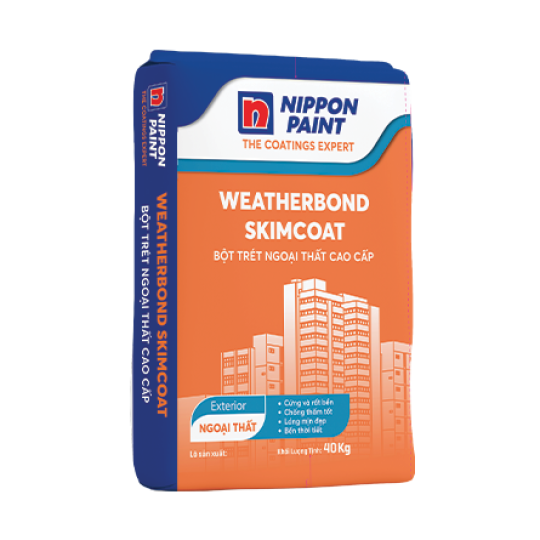  NIPPON WEATHERBOND SKIMCOAT | BỘT TRÉT NGOẠI THẤT 