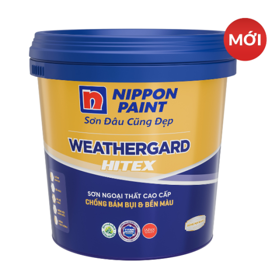  NIPPON WeatherGard Hitex sơn ngoại thất cao cấp 