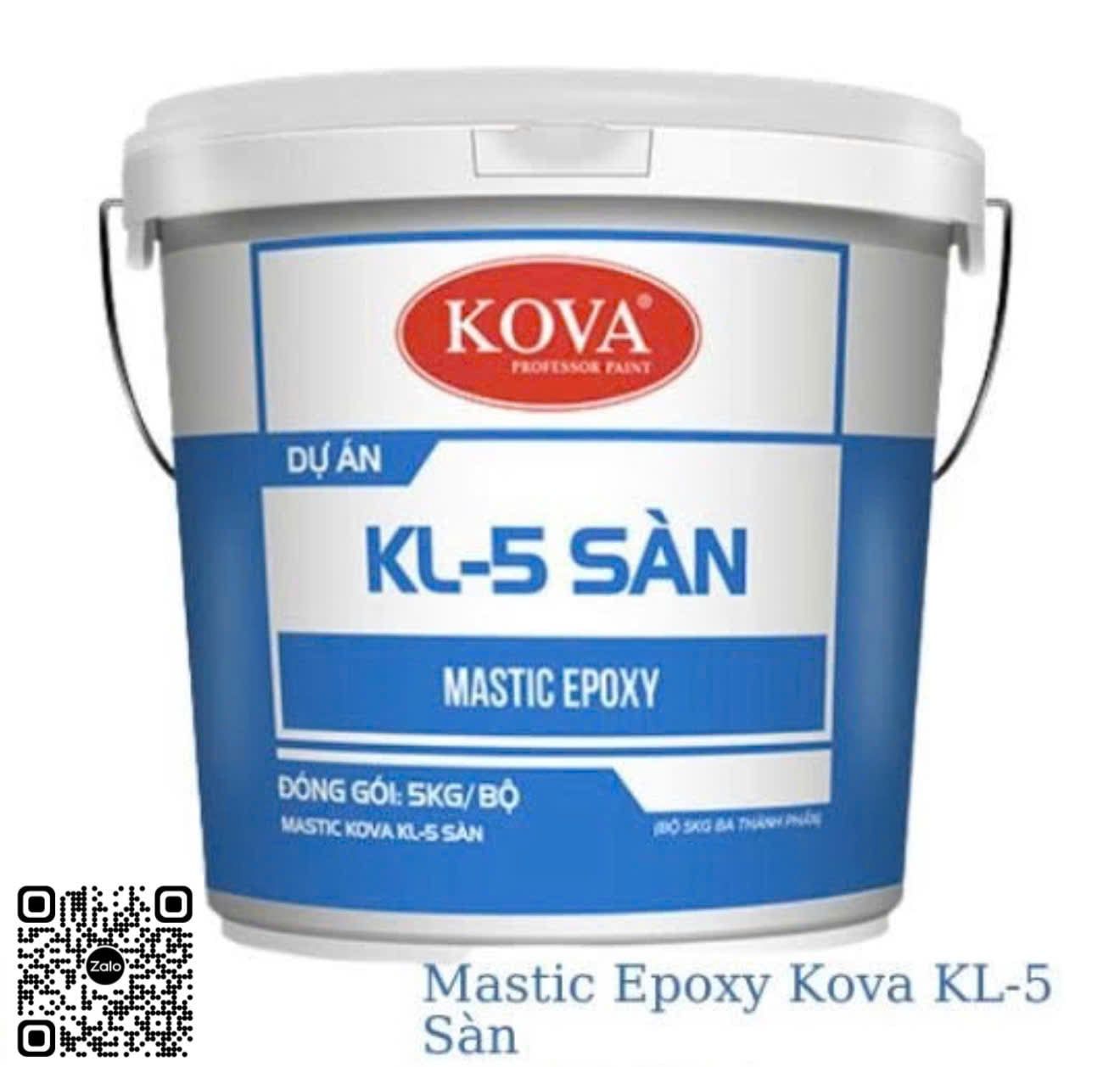  Mastic Epoxy KOVA KL-5 Sàn 