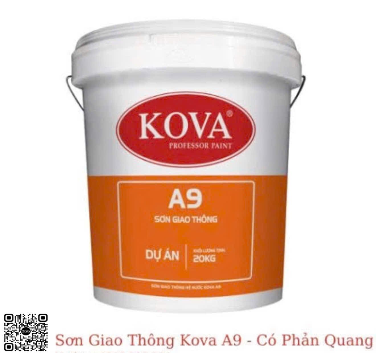  Sơn Giao Thông Hệ Nước KOVA A9 (Có phản quang) 