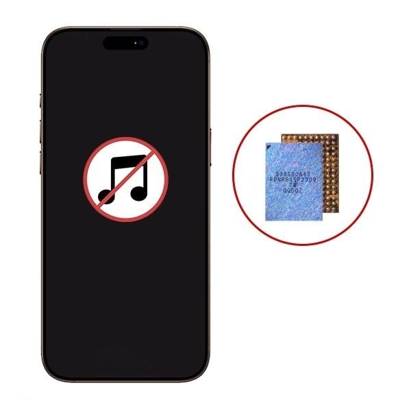  Sửa IC âm thanh iPhone 16 