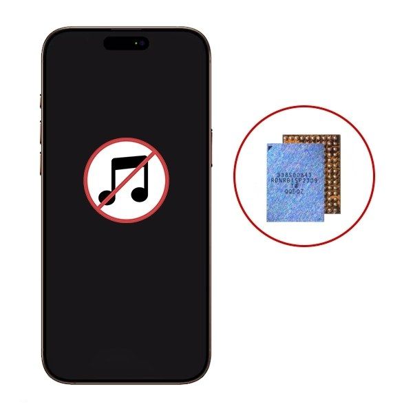  Sửa IC âm thanh iPhone 16 Pro 