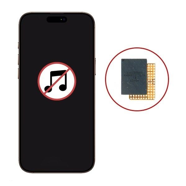  Sửa IC âm thanh iPhone 16 Pro Max 