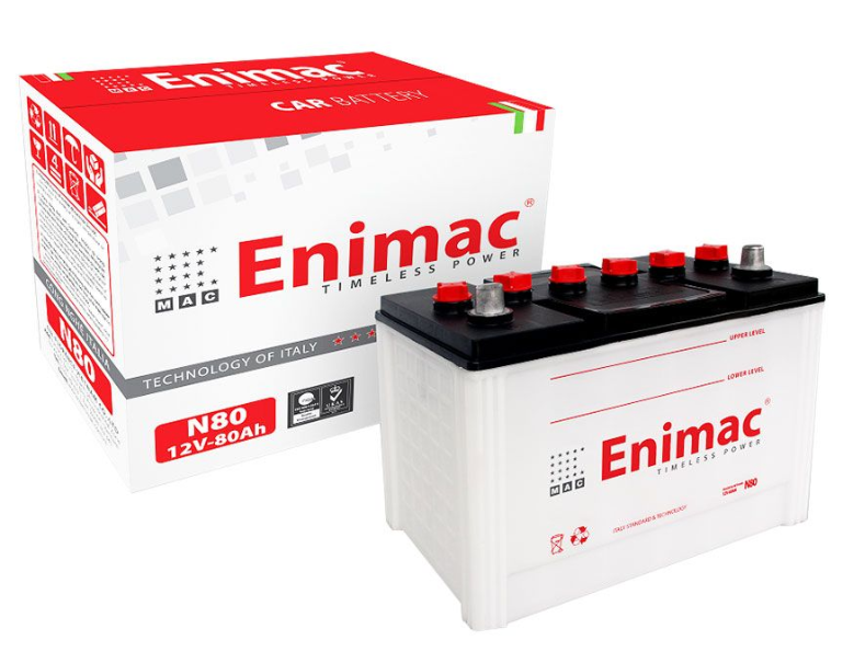  Ắc quy Enimac N80 12V 80AH 