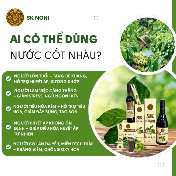 [COMBO 6 CHAI] Nước Cốt Nhàu Nguyên Chất SK NONI 750 ml TĂNG ĐỀ KHÁNG, GIẢM ĐAU NHỨC, HỖ TRỢ ĐẸP DA