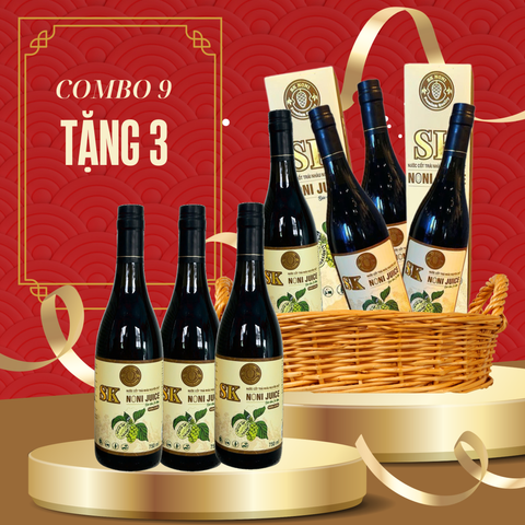 COMBO 9 CHAI 750 ML TẶNG 3 CHAI CÙNG LOẠI
