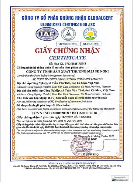 Nước Cốt Nhàu Nguyên Chất SK NONI 375 ml TĂNG ĐỀ KHÁNG, GIẢM ĐAU NHỨC, HỖ TRỢ ĐẸP DA