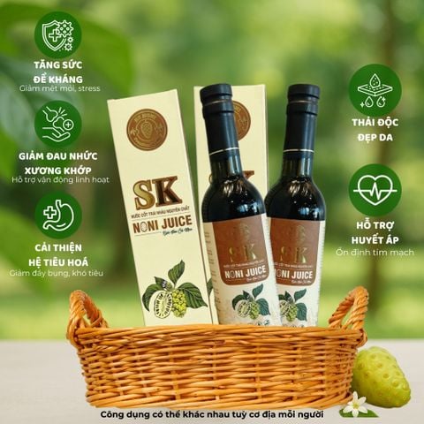 [COMBO 6 CHAI] Nước Cốt Nhàu Nguyên Chất SK NONI 375 ml TĂNG ĐỀ KHÁNG, GIẢM ĐAU NHỨC, HỖ TRỢ ĐẸP DA