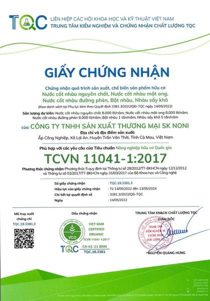 Nước Cốt Nhàu Nguyên Chất SK NONI 750 ml giúp TĂNG ĐỀ KHÁNG, GIẢM ĐAU NHỨC, HỖ TRỢ ĐẸP DA