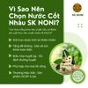 Nước Cốt Nhàu SK NONI gói tiện lợi giúp BẢO VỆ SỨC KHOẺ, TĂNG ĐỀ KHÁNG, GIẢM ĐAU NHỨC, HỖ TRỢ ĐẸP DA