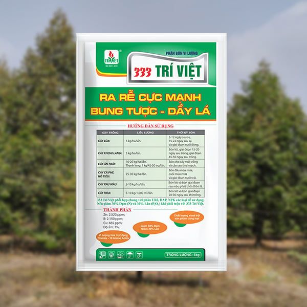  PHÂN BÓN VI LƯỢNG 333 TRÍ VIỆT 