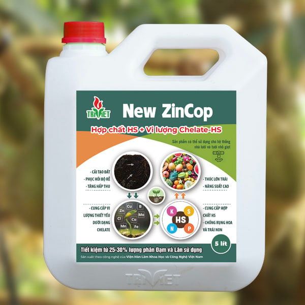  PHÂN TƯỚI RỄ NEW ZINCOP TRÍ VIỆT 