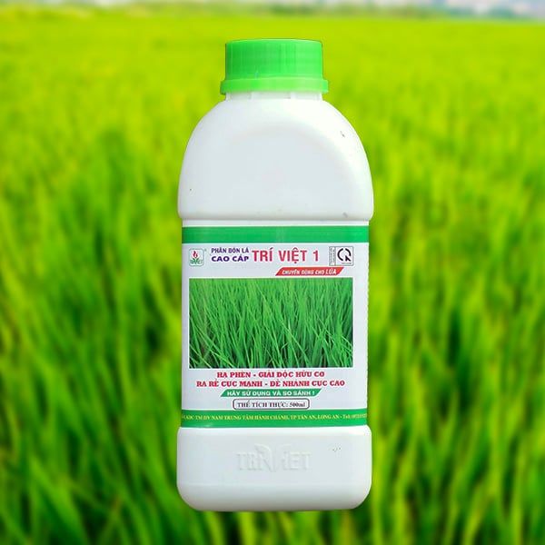  PHÂN BÓN LÁ TRÍ VIỆT 1 – DÙNG CHO LÚA 