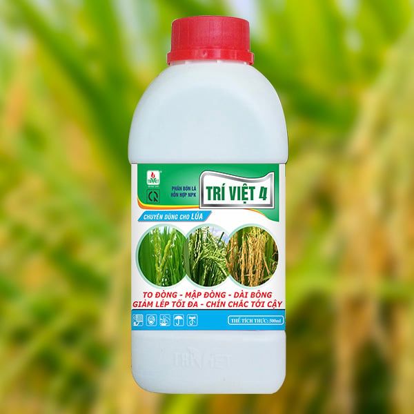  PHÂN BÓN LÁ TRÍ VIỆT 4 – DÙNG CHO LÚA 